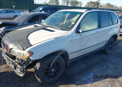 2004 BMW X5 3.0I from USA, damaged, VIN 5UXFA13534LU38051